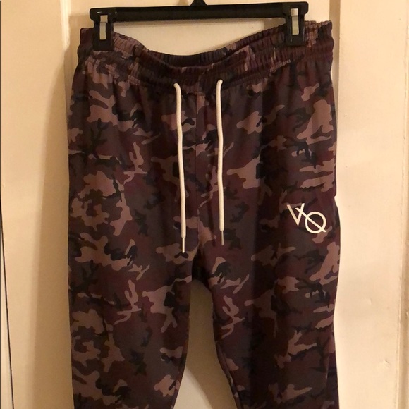 Woodland Camo Tapered Sweatpants 